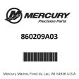 Mercury - Assy-oil gauge - 860209A03 For Sale